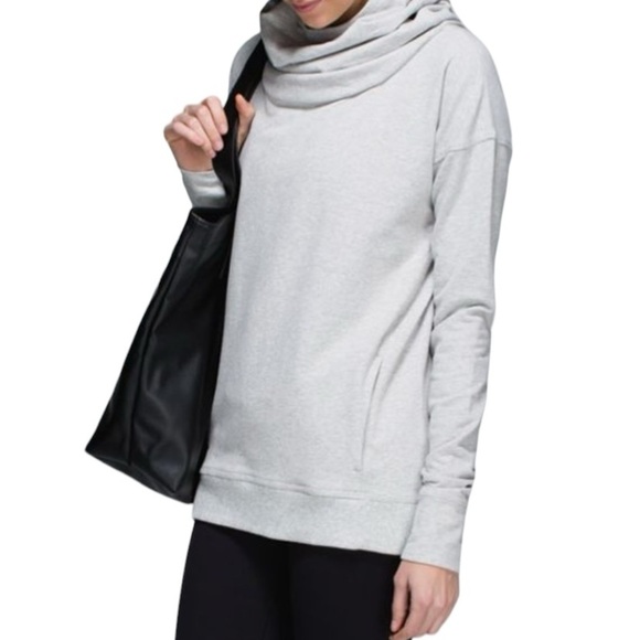 Lululemon Stress Less  grey Hoodie - Picture 2 of 9